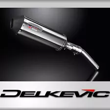 Suzuki DR650S DR650R 1990-1995 Slip On 13.5" XOval Stainless Exhaust Muffler Kit (For: Suzuki DR650SER)