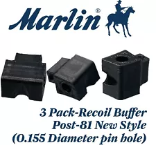 Marlin Model 60 Recoil Buffer - 60, 70, 70P, 795, 75, 99 .22 New Soft TPU 3-Pack