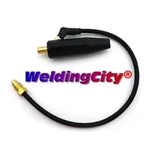 WeldingCity® Cable Adapter Dinse 35mm TIG Welding Torch 9/17 (195378) US Seller