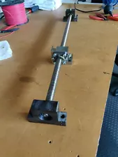 High Quality Ball Screw, Ball Nut, Pillow Blocks Out Of An Expensive Laser Machi