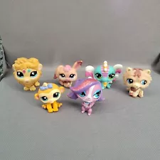 LPS Littlest Pet Shop Lot of 6 Bobblehead Figures 2" Inch