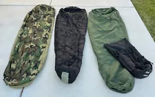 USGI Military ECW Modular Sleep System MSS 4 Piece Sleep System Woodland