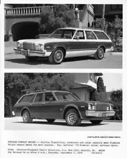 1979 Plymouth Volare Station Wagons Press Photo 0086