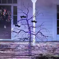 Member's Mark 5' Pre-Lit Color Changing Spooky Tree (sc)