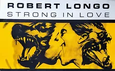 Original ROBERT LONGO: STRONG IN LOVE , RARE, Street Poster "The Kiss" 1983