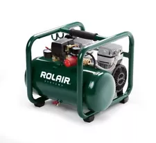 Rolair 1 Hp - Ultra-Quiet (115V) 2.4Cfm@90Psi 2.5 Gallon Oil Less Compressor