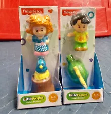 NEW VINTAGE SETS OF FISHER PRICE PEOPLE & ANIMALS (SOPHIE & KOBY)