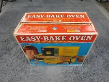 Vintage Easy Bake Oven Yellow General Mills 1972 Used In Original Box