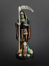 Santa Muerte 12" * Mil Colores * Holy Death Statue Resin Grim Reaper