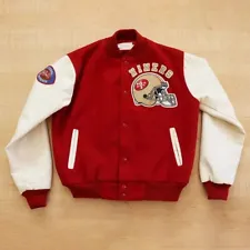 Men San Francisco 49ers 80's Varsity JacketComfortable, Perfect for Any Occasion