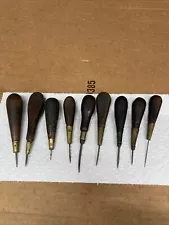 Vintage Antique Leather Working Tools Awls Needles