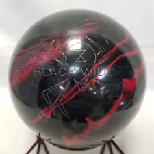 Hammer Black Widow Bowling Ball Black Red Marble Swirl 15 LB