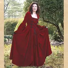 RENAISSANCE Medieval Scarlet Dream Dress