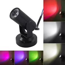 RGB 1W LED Portable Stage Spotlight 360° Party Dance Floor For Disco DJ Bar KTV