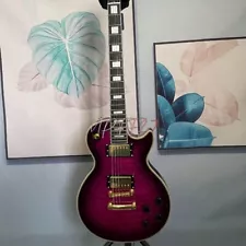 Purple LP Fire Fly Electric Guitar Gold Hardware HPL Fretboard for Sale