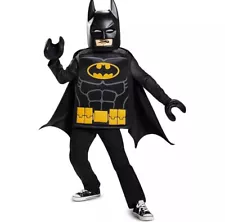 Batman Lego Movie Classic Boys size L 10/12 Costume DC Universe Disguise