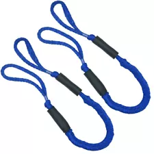 2 Pcs Dock Lines Bungee Mooring Rope For Boat Jet Ski Kayak Pontoon PWC Boat