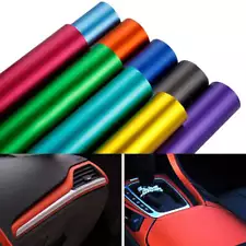 New Listing10/30x100cm PVC Vinyl Wrap Plating Matte Satin Sticker Decorative Auto Film Shee