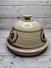 Handmade Butter/Cheese Plate Dome Pottery/Stoneware-Great for your Brie SALE!!!