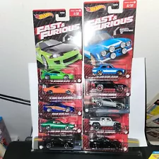 2023 Hot Wheels Fast and Furious Series 1, Full Set Of 10 Toyota Nissan Dodge