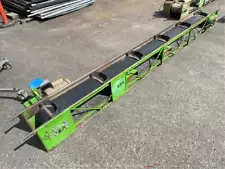 E-ZLift BB-050 12' Troughing-Slider Conveyor Rubber Belt Material Lift bidadoo