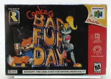 Conker's Bad Fur Day Nintendo N64 - Sealed V Overlap - 2001