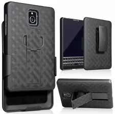 BLACK KICKSTAND CASE + BELT CLIP HOLSTER FOR ATT BLACKBERRY PASSPORT (SQW100-3)