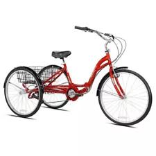 Kent 62610 26" Monterey Folding Adult Trike, Red