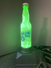 Vintage Rolling Rock Extra Pale Lighted Neon Bottle "The Neon Source"