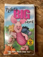 Sale!!-Brand New Piglets Big Movie (VHS, 2003) Walt Disney Winnie Pooh.