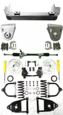 1937 Chevy Pickup Truck Mustang II Complete Front Suspension Kit Manual 2" Drop (For: 1937 Chevrolet)