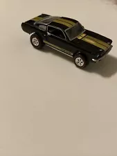 Johnny Lightning 1966 Ford Mustang Shelby GT350H HERTZ Black/Gold Rubber Tires