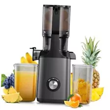 Cold Press Juicer, Slow Masticating Machines with 4.3" Extra Large Feed Chute