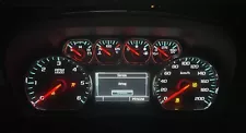 2015 CHEVROLET SILVERADO 1500 USED DASHBOARD INSTRUMENT CLUSTER FOR SALE (KM/H)