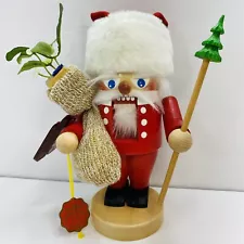 Steinbach Troll Santa Nutcracker 10" Chubby 2003 Handmade in Germany