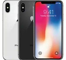 Apple iPhone X 64GB 256GB All Colors Unlocked AT&T T-Mobile