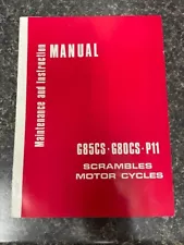 Matchless G80CS G85CS Norton P11 Maintenance Manual Original