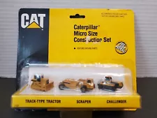 Caterpillar Micro Size Construction Set Track Type Tractor scraper challenger