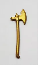 1 x Battle Axe Gold Long Playmobil for Knight Viking Gladiator Executioner W68