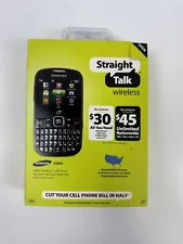 Samsung Straight Talk S380C Black Prepaid Cell Phone Keypad Brand New Never Used