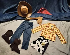 Disneys Woody From The Toy Story Movie Costume For A Toddler (7 Pieces)