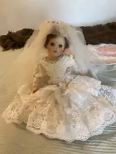 Vintage 18” Ideal Bride Doll Estate find