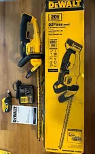 DEWALT DCHT820P1 20V MAX Li-Ion 22" Hedge Trimmer Kit (5 Ah) New