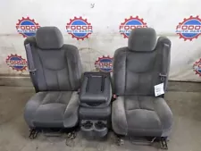 03-06 Chevy Silverado Grey Cloth bucket seats left right pair oem