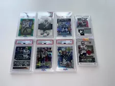 TOM BRADY PSA GRADED / PATCH / JERSEY / GAME WORN 8 CARD LOT ð¥ð¥ð¥