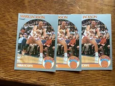 1990-91 NBA Hoops Mark Jackson #205 Menendez Brothers Card Lot of 3-KNICKS