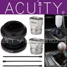 ACUITY 1924-K1 Shift Boot Collar Fits Most Acura / Honda - Matte Black Aluminum (For: Honda CR-Z)