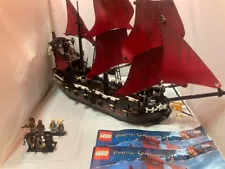 LEGO Pirates of the Caribbean Queen Anne's Revenge 4195 W/Box Manual Poster