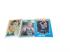 Larry Bird 3 card lot - Boston Celtics