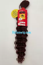 SALE Miss Yoyo 100% Human Natural Hard Curly Wave S/D Bulk 18" Braiding Hair